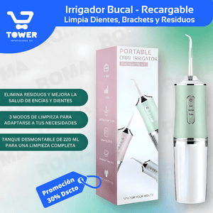 Irrigador Bucal - Recargable + Envío Gratis
